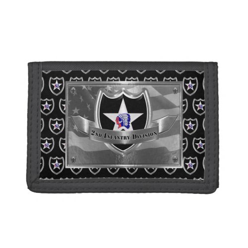 2nd Infantry Division  Trifold Wallet
