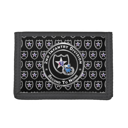 2nd Infantry Division  Trifold Wallet