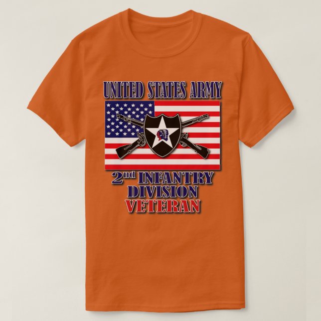 2nd Infantry Division Veteran 1 T-Shirt (Design Front)