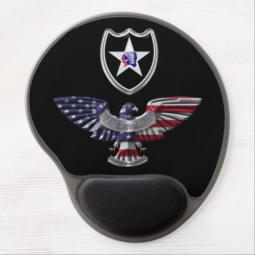2nd Infantry Division Veteran Gel Mouse Pad