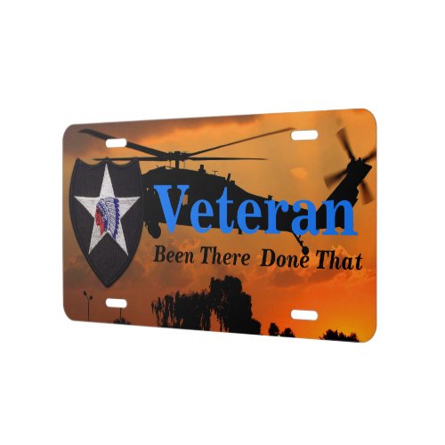 2nd Infantry Division veterans License Plate