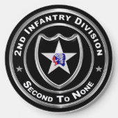 2nd Infantry Division Wireless Charger (Front)