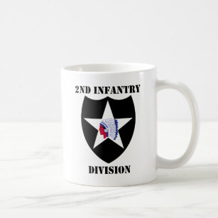 2nd Infantry Division With Text Coffee Mug