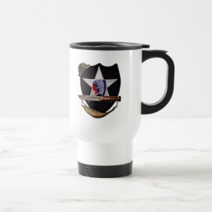 2nd infantry indianhead lrrp lrrps recon veterans travel mug