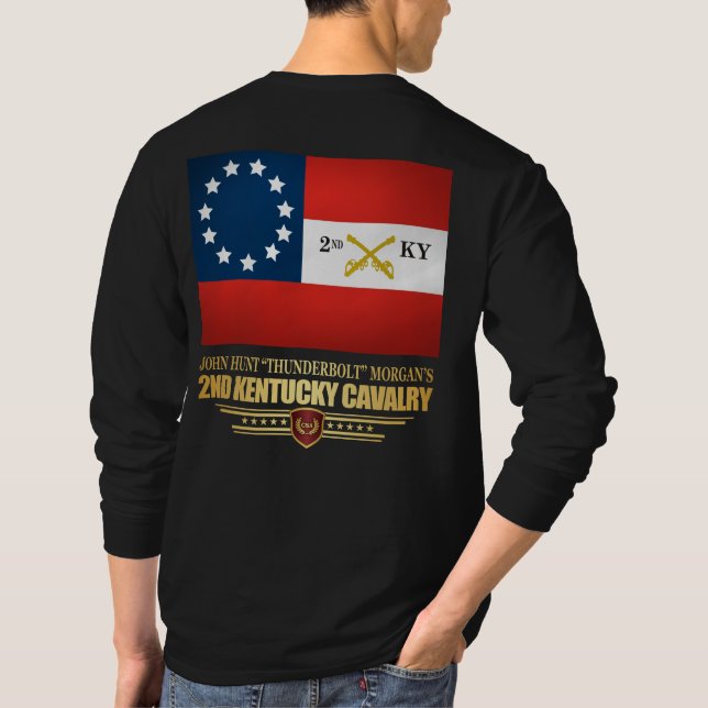 2nd Kentucky Cavalry CSA T-Shirt (Back)