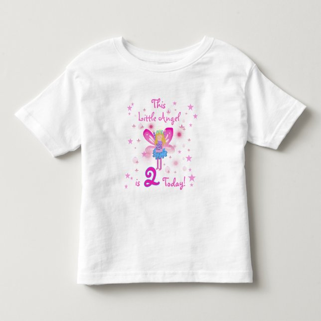 2nd Little Angel Birthday T-shirts and Gifts (Front)