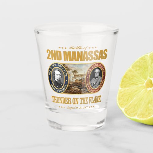 2nd Manassas FH2 Shot Glass