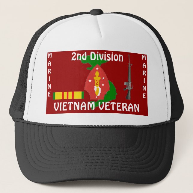 2nd Marine Div Vietnam Ball cap (Front)