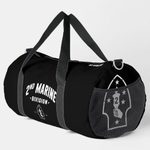 2nd Marine Division Silent Second Customizable Duffle Bag