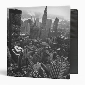2nd May 1961:  The Chrysler Building In New York 3 Ring Binder by iconicnewyork at Zazzle
