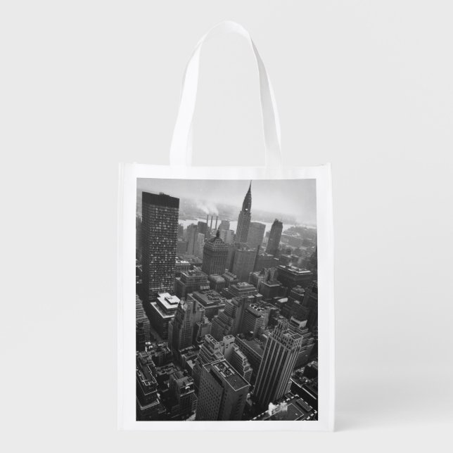 2nd May 1961:  The Chrysler building in New York Reusable Grocery Bag (Front)