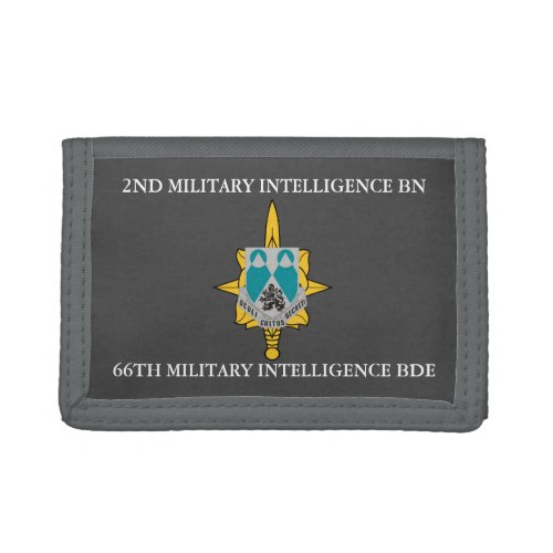2ND MILITARY INTELLIGENCE BATTALION 66TH M I BDE TRIFOLD WALLET