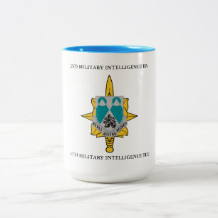 2ND MILITARY INTELLIGENCE BATTALION 66TH M I BDE Two-Tone COFFEE MUG