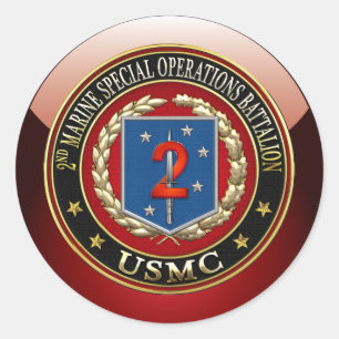 2nd MSOB [3D] Classic Round Sticker