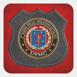 2nd MSOB [3D] Square Sticker