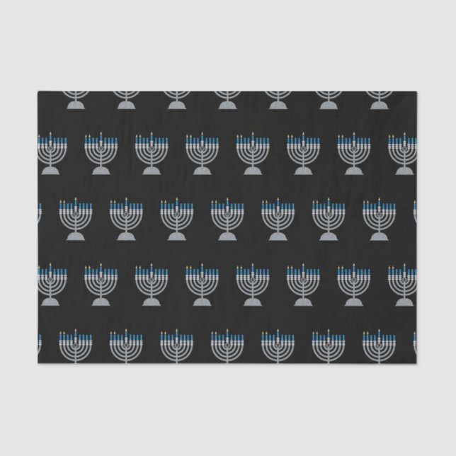 2nd Night of Hanukkah Glitter Tissue Paper (Front)