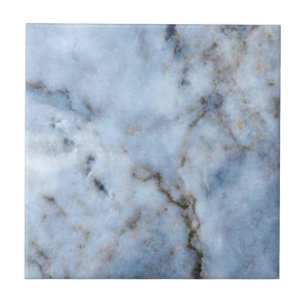 2nd of 3 Light Blue Faix Veined Stone Ceramic Tile