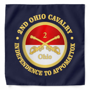 2nd Ohio Cavalry (rd) Bandana