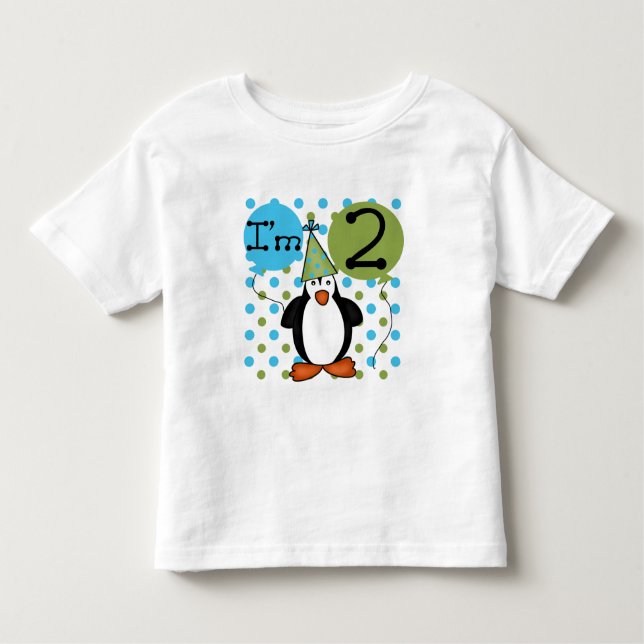 2nd Penguin Birthday Tshirts and Gifts (Front)