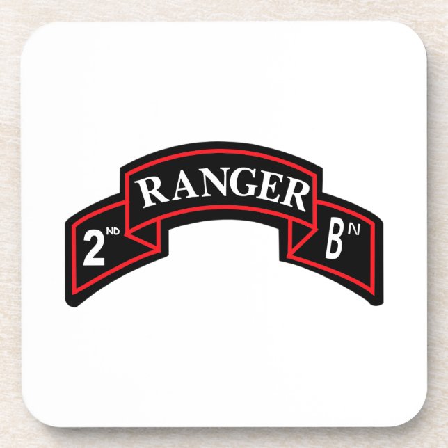 2nd Ranger Battalion - 2nd Ranger Battalion Beverage Coaster (Front)