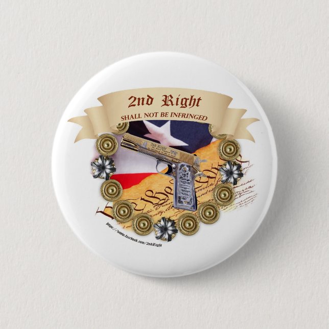 2nd right protest pinback button (Front)