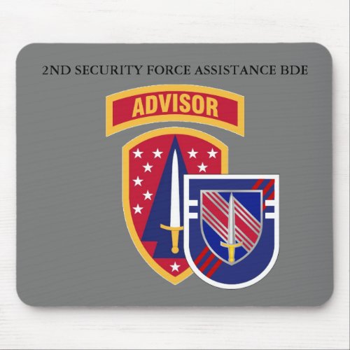 2ND SECURITY FORCE ASSISTANCE BRIGADE MOUSE PAD