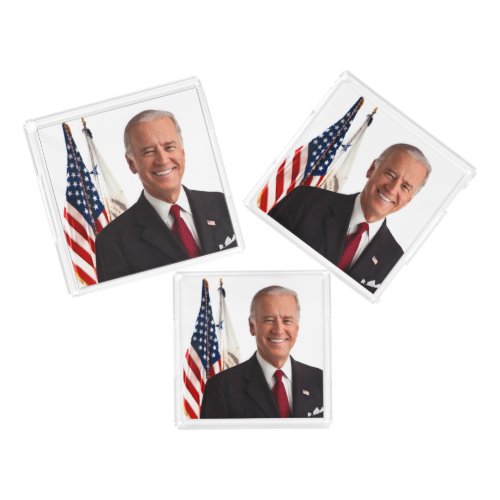 2nd Senator Joe Biden Portrait Acrylic Tray