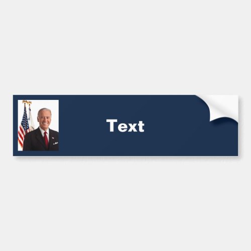 2nd Senator Joe Biden Portrait Bumper Sticker