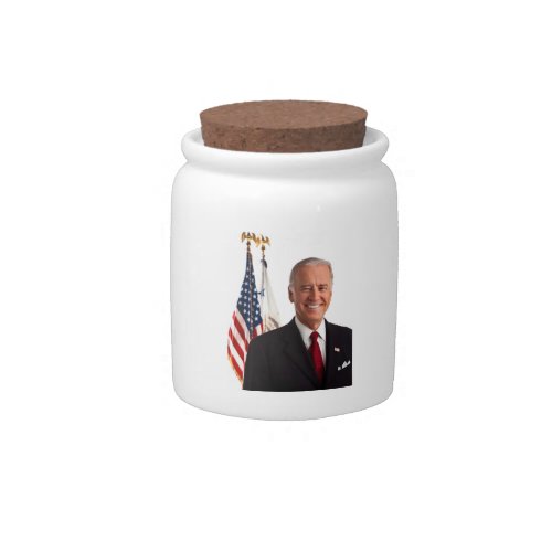 2nd Senator Joe Biden Portrait Candy Jar