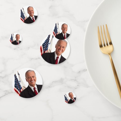 2nd Senator Joe Biden Portrait Confetti