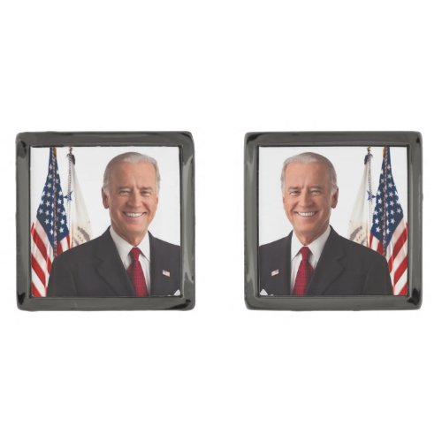 2nd Senator Joe Biden Portrait Cufflinks