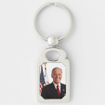 2nd Senator Joe Biden Portrait Keychain by Onshi_Designs at Zazzle