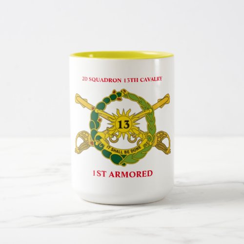 2ND SQUADRON 13TH CAVALRY 1ST ARMORED MUG