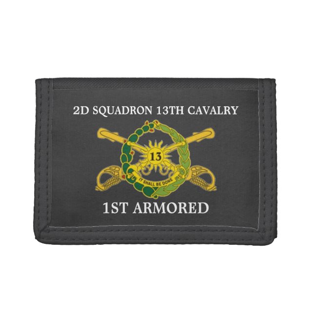 2ND SQUADRON 13TH CAVALRY 1ST ARMORED WALLET (Front)