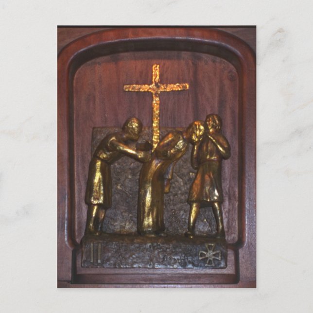 2nd Station of the Cross Postcard (Front)