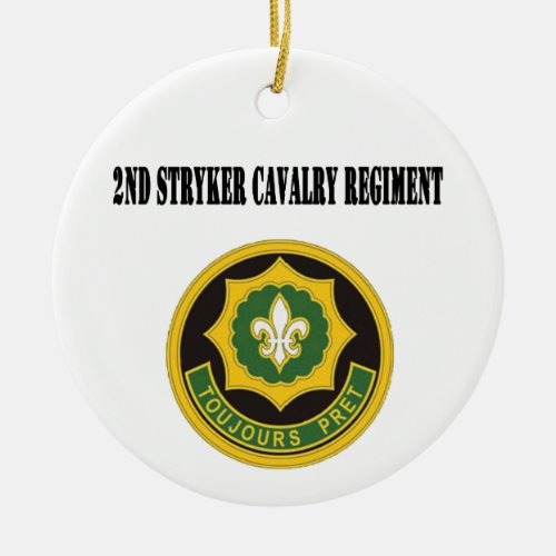 2nd Stryker Cavalry Regiment Ornament