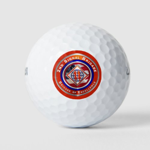 2nd Theater Signal Brigade Golf Balls