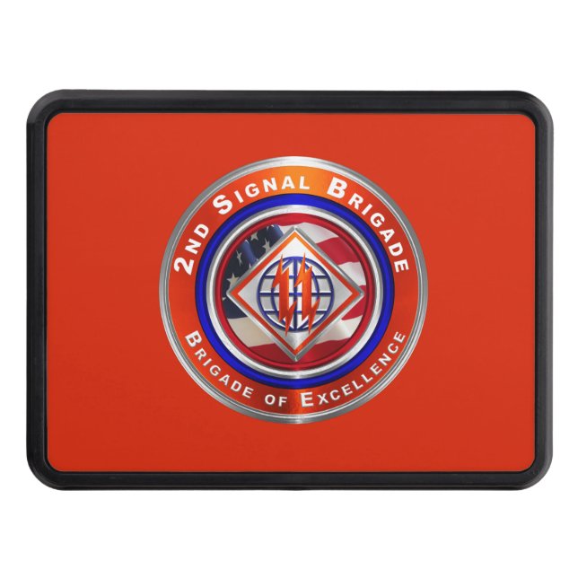 2nd Theater Signal Brigade Hitch Cover (Front)