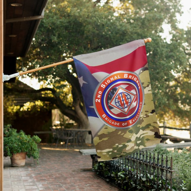 2nd Theater Signal Brigade   House Flag (In SItu)