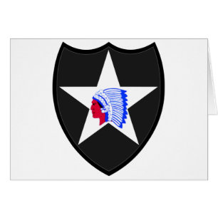 2nd U.S. Infantry Division Indianhead Cards