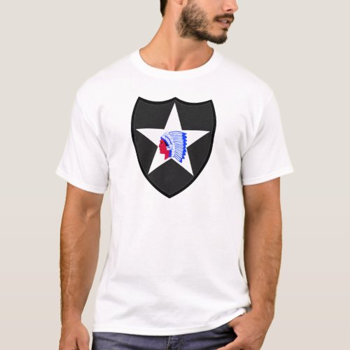 2nd US Infantry Division Indianhead T_Shirt