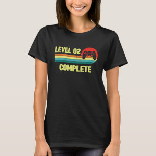 2nd Wedding Anniversary For Him Her  Level 2 Compl T-Shirt