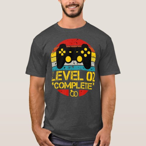 2nd Wedding Anniversary Gift Level 2 Complete Wife T_Shirt