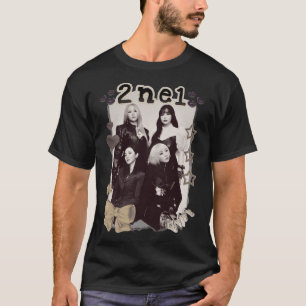 2NE1 Scrapbook Collage Cozy Gold Y2K Preppy Vintag T-Shirt