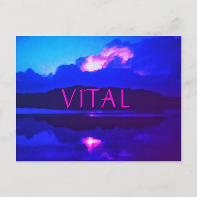 2New VITAL Heat Lightning Postcard (Front)