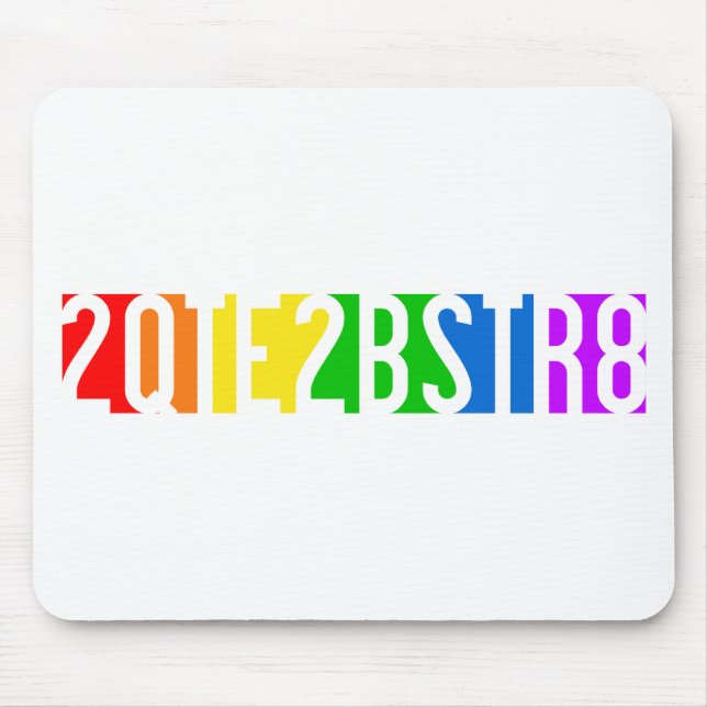 2QTE2BSTR8 mousepad, customize Mouse Pad (Front)
