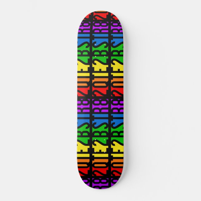 2QTE2BSTR8 skateboards (Front)