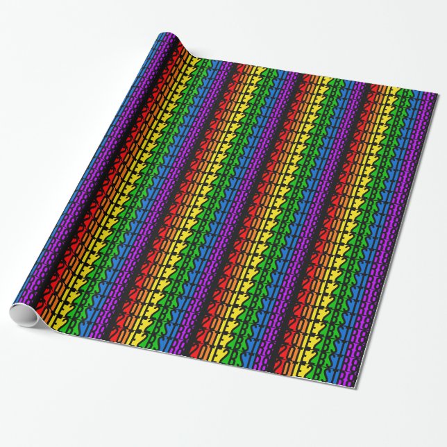 2QTE2BSTR8 wrapping paper (Unrolled)