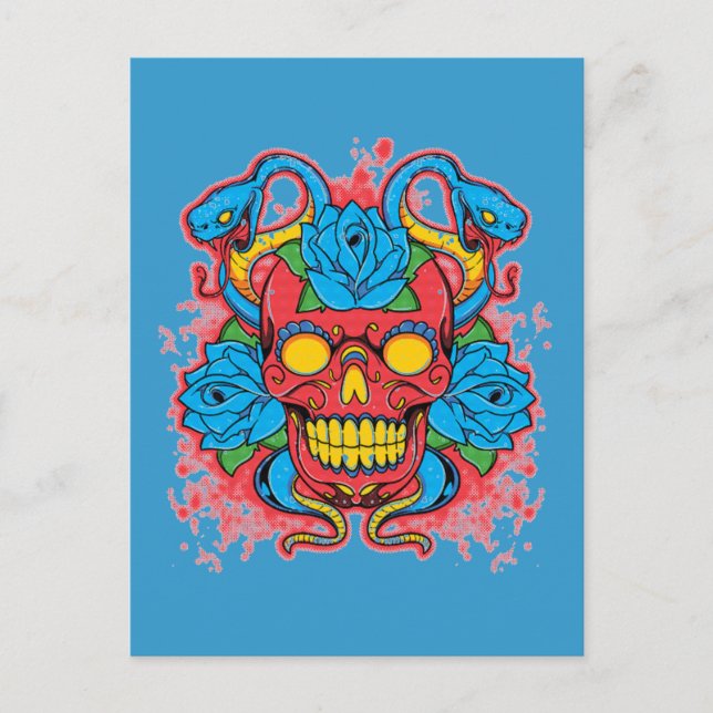 2snakes postcard (Front)