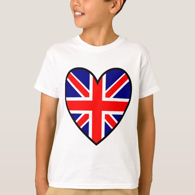 2unionjackheart T-Shirt (Front)